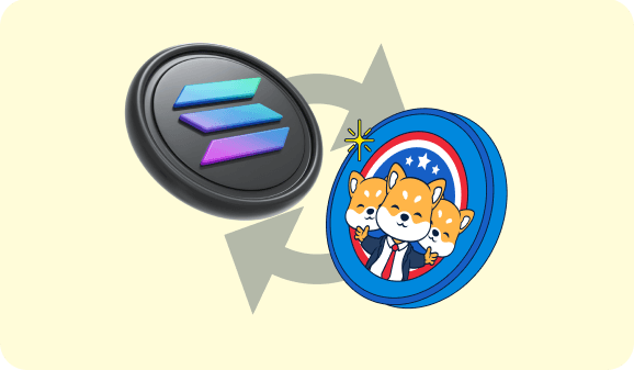 Swap $SOL for $TMVDOGE